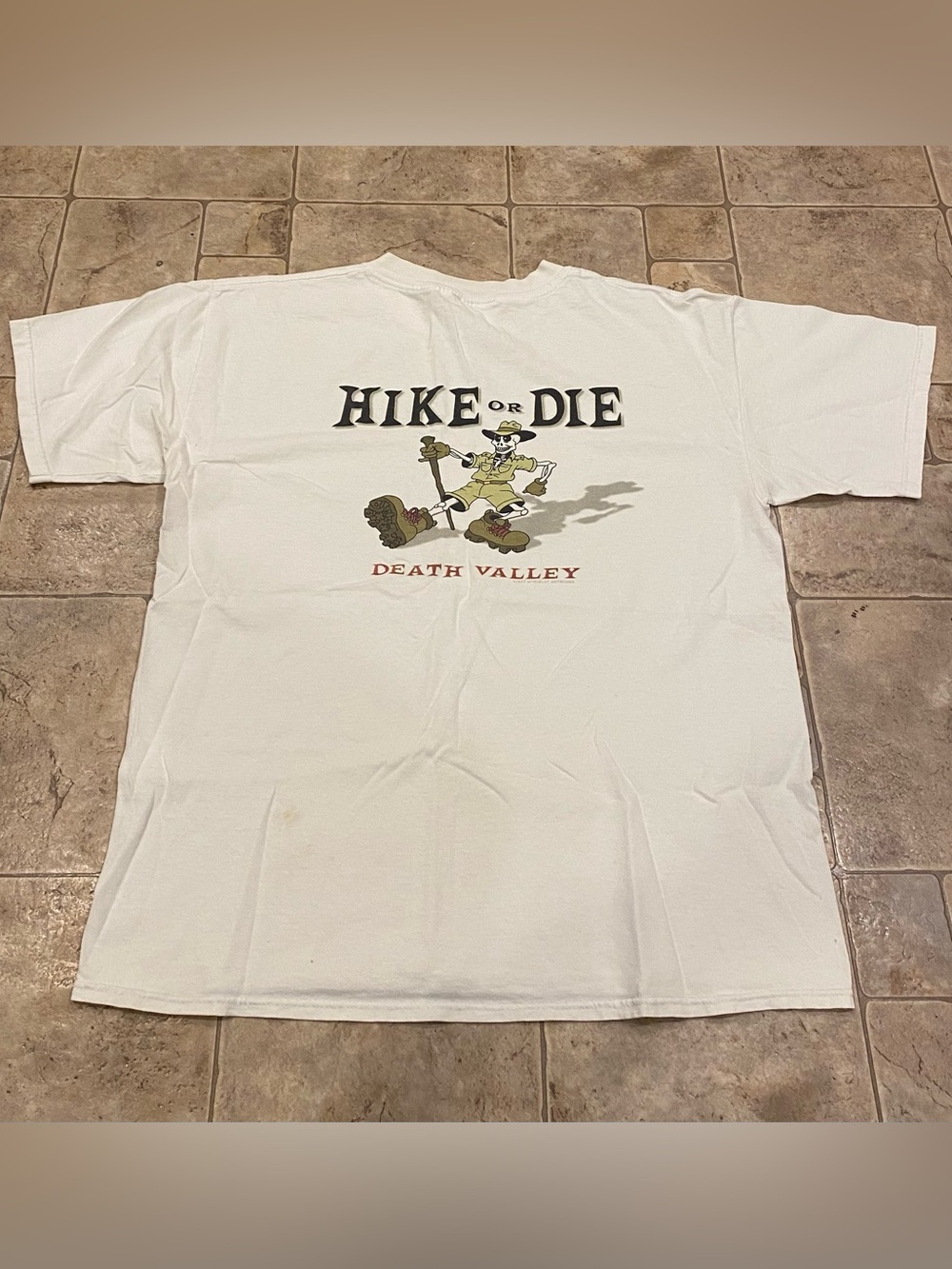 Vtg 90s Hike Or Die Death Valley Art T Shirt Jeff McKinley Grateful Dead Rare L